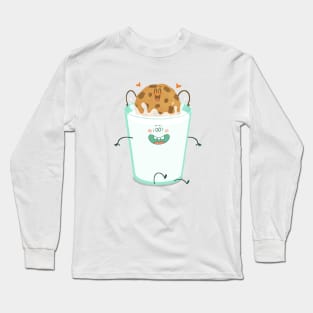 Cookie and Milk in Love Long Sleeve T-Shirt